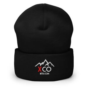 Cuffed Beanie XCOMTB.COM Logo Black