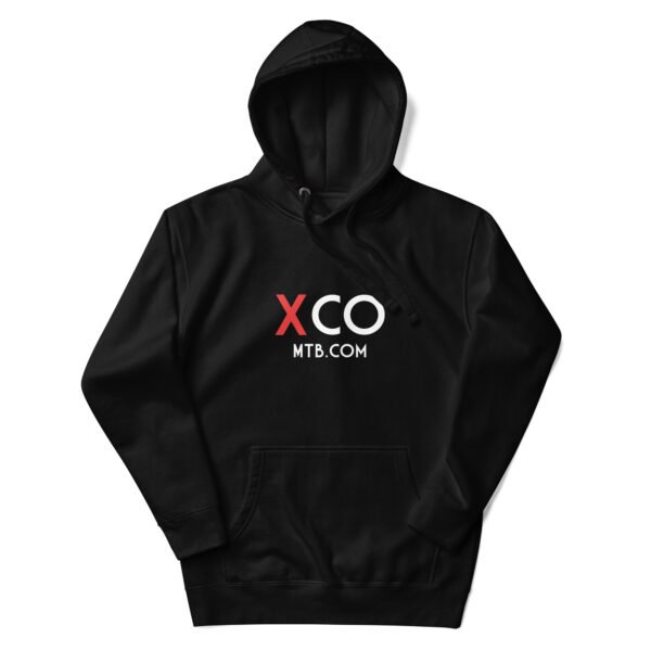 XCOMTB.COM Printed Text Hoodie BLACK