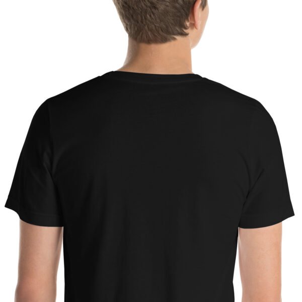 Black FRONT XCOMTB.COM Logo Unisex Short Sleeve t-shirt - Image 7